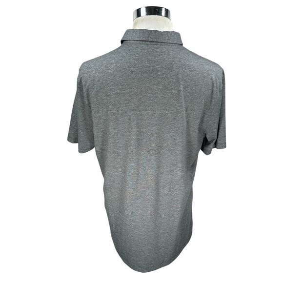 Lululemon Polo Shirt Men’s Large Gray Short Sleeve Performance Golf Pullover - Picture 8 of 9